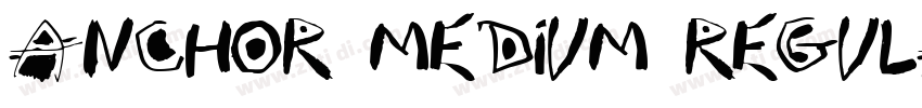 Anchor Medium Regula字体转换